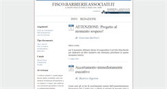 Desktop Screenshot of fisco.barbierieassociati.it