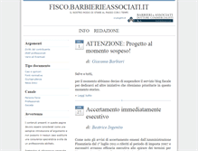 Tablet Screenshot of fisco.barbierieassociati.it